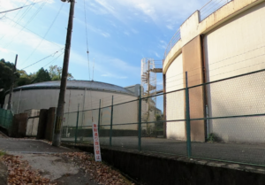 交野市水道局私市低区配水池